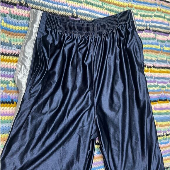 90s Navy Breakaway Track Pants - Picture 3 of 6